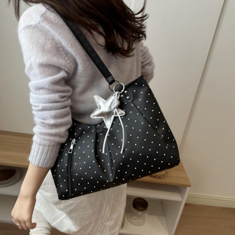 Women Bags College - Vintage PU Tote Bag Casual Students