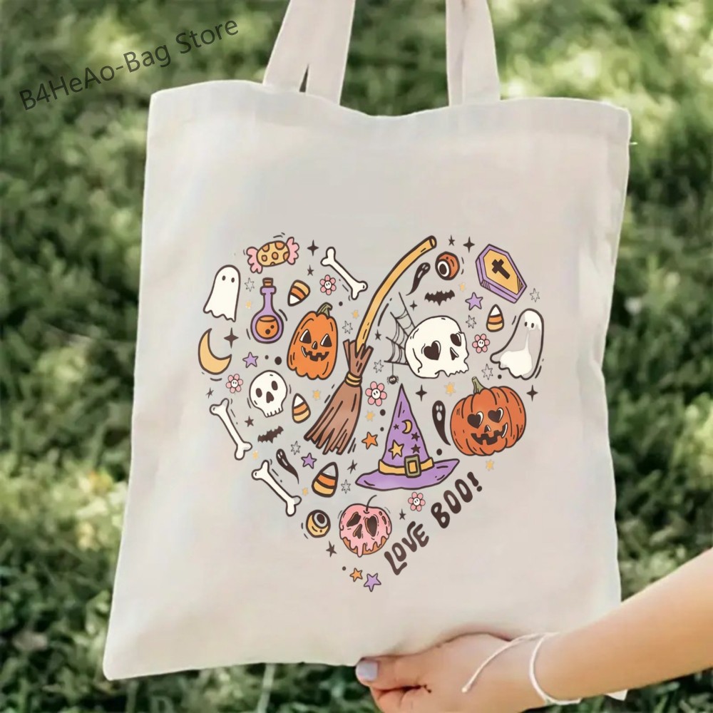 Women'S Yoga Bags - Halloween Spooky Theme Canvas Bag Large