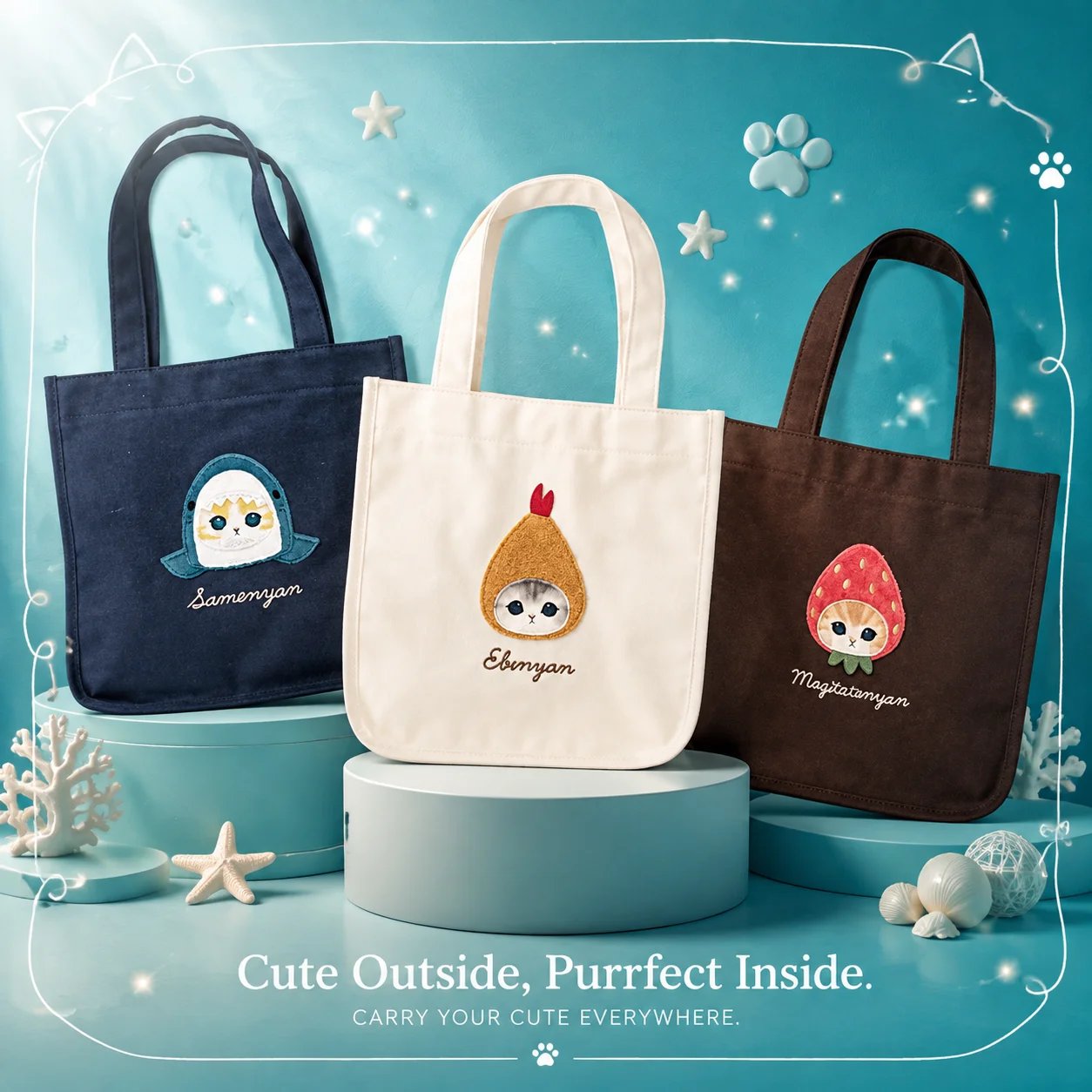 Women'S Japanese Bags - Japanese Mofusand Same Style New Cute
