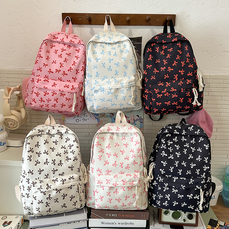 Women Floral Nylon Backpack 6  - Women Bags College ulasan dan harga