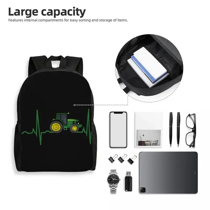 Tractor Heartbeat Laptop Backp - Women Bags College ulasan dan harga