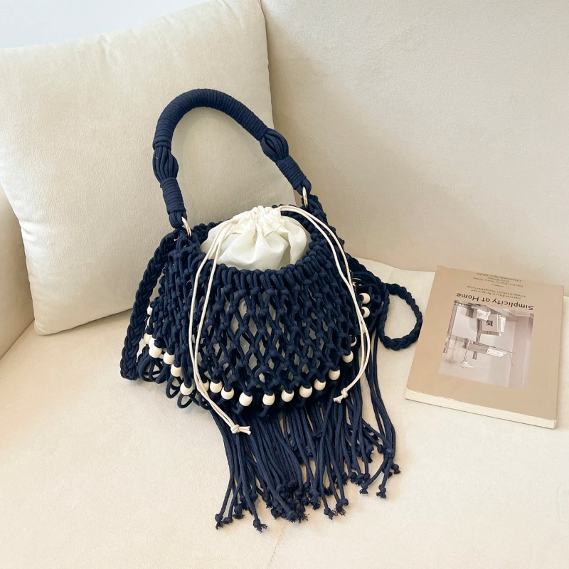 Summer Bohemian Macrame Tassel - Women Hand Bags Sale ulasan dan harga