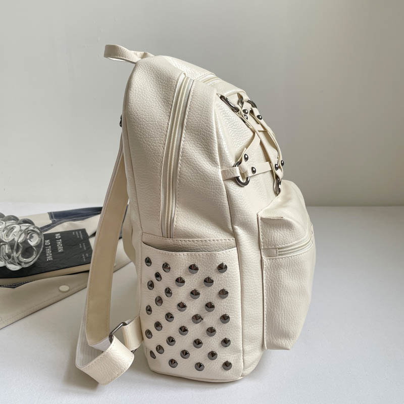 Korean Fashion Y2K Punk Rivet  - Women Bags College ulasan dan harga