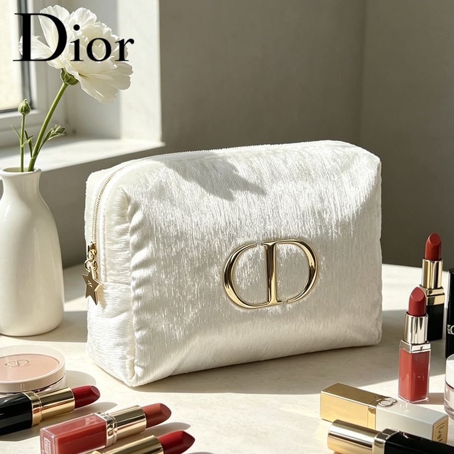 Dior’s Bag White Velvet Travel - Women Bags White ulasan dan harga
