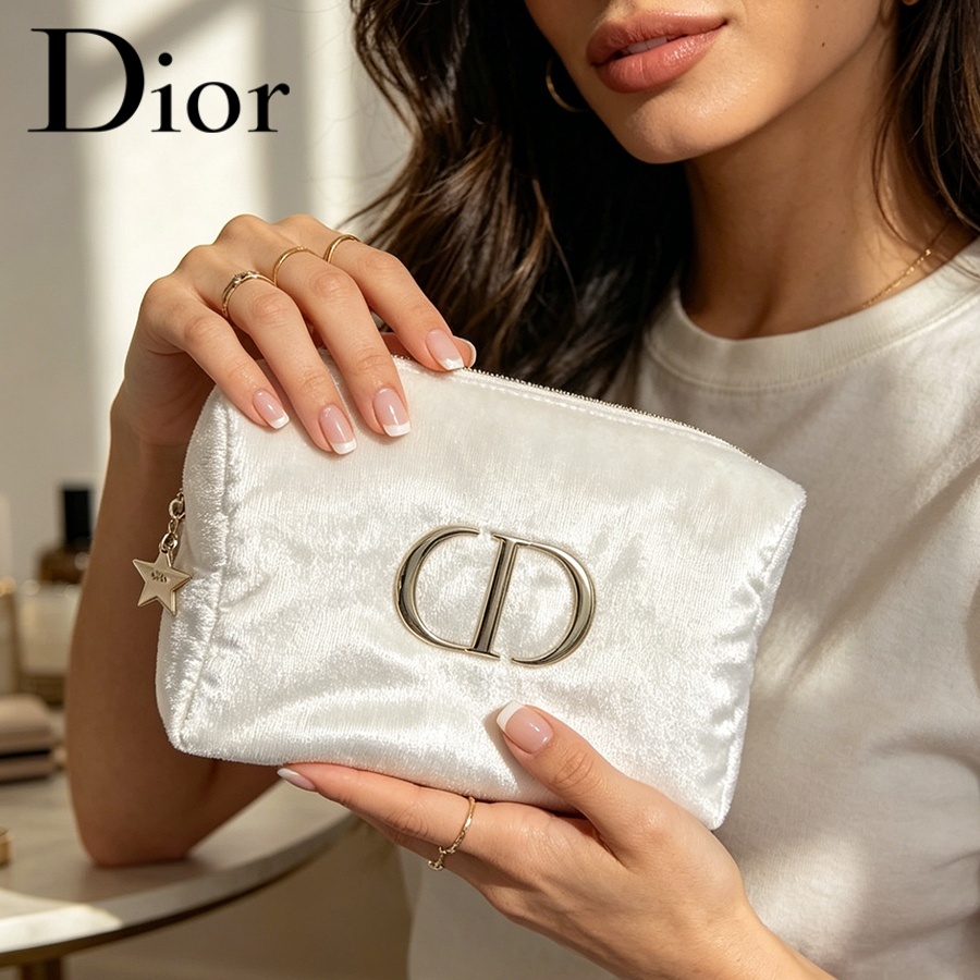 Dior’s Bag White Velvet Travel - Women Bags White ulasan dan harga