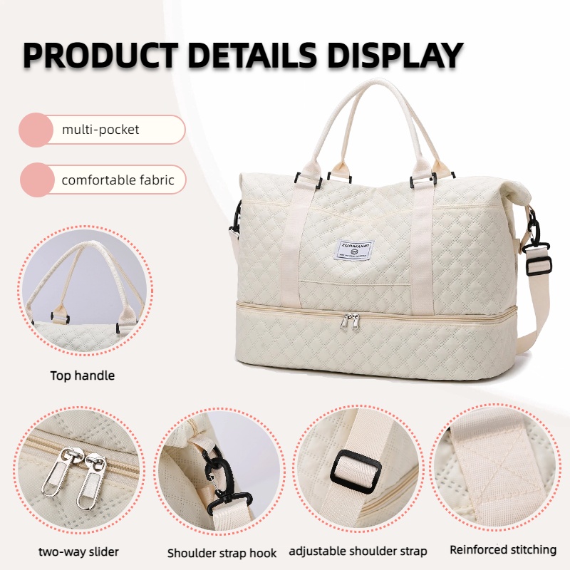 Large Capacity Travel Duffels  - Women'S Yoga Bags ulasan dan harga