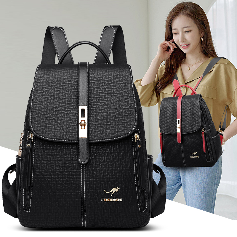 Fashion Backpacks Female High  - Women Bags White ulasan dan harga