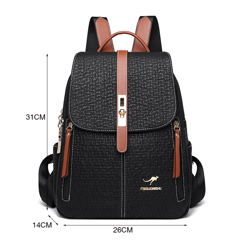 Fashion Backpacks Female High  - Women Bags White ulasan dan harga