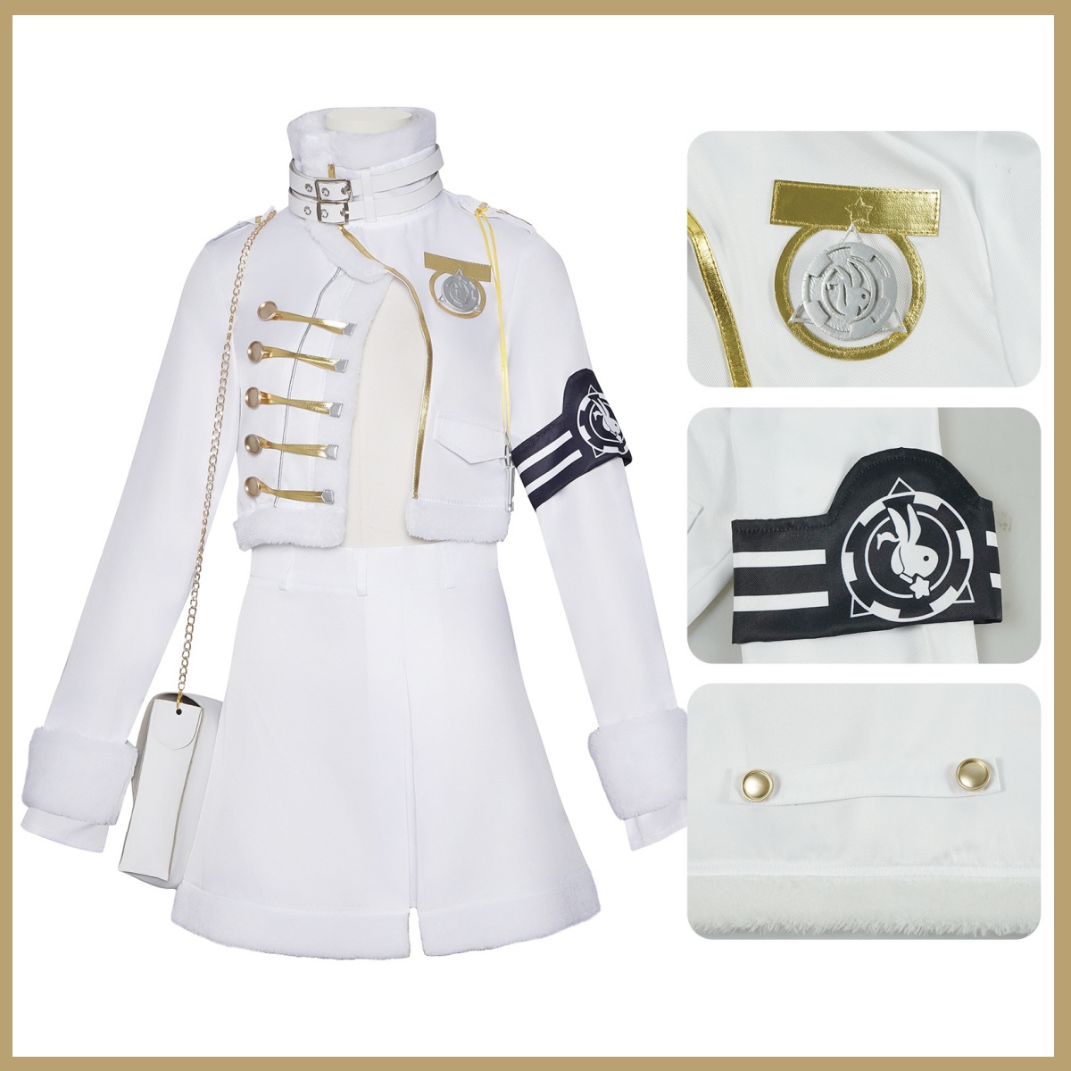Anime Game Youk Blanc Cosplay  - Women Bags White ulasan dan harga