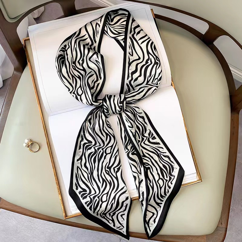 Luxury Zebra Print Silk Square - Women Bags Online ulasan dan harga