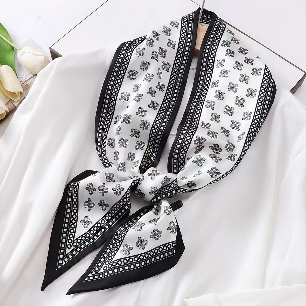 Luxury Zebra Print Silk Square - Women Bags Online ulasan dan harga