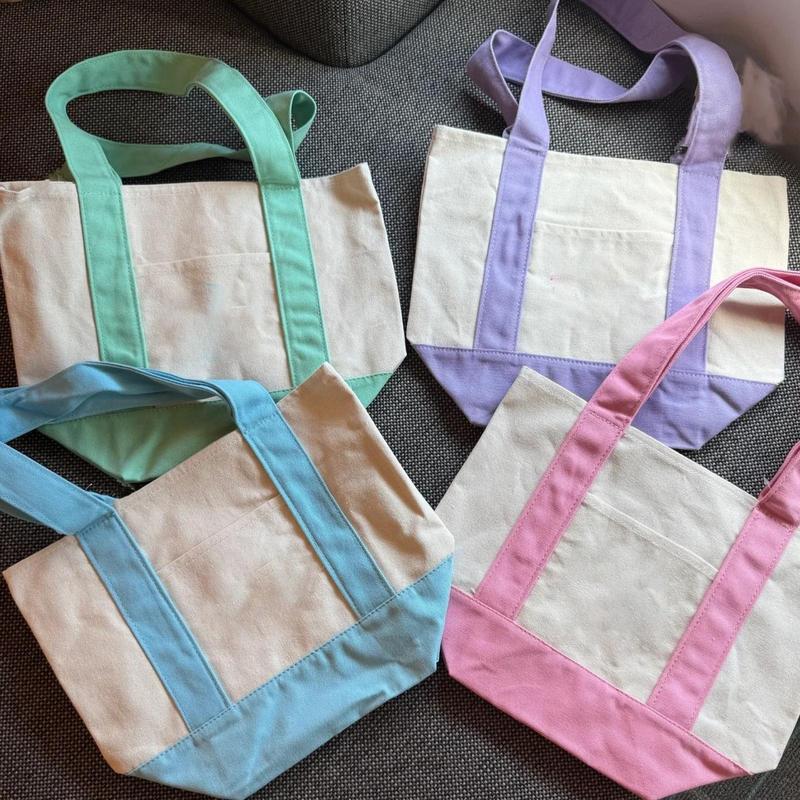 Large Canvas Tote Bag Minimali - Women Bags College ulasan dan harga