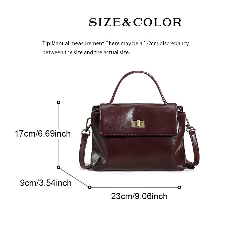 Genuine Leather Top Handle Cro - Women Bags Zara ulasan dan harga
