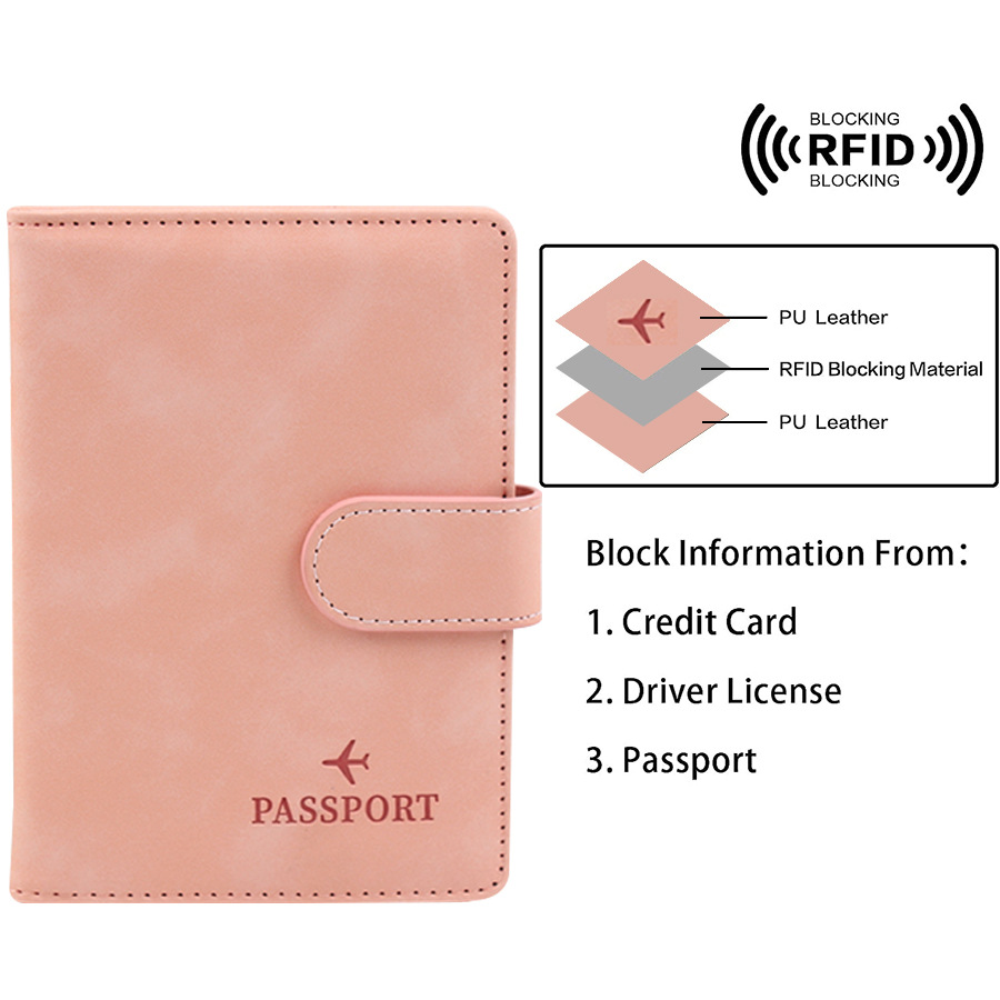 Magnetic Button Passport Cover - Women Bags Name ulasan dan harga