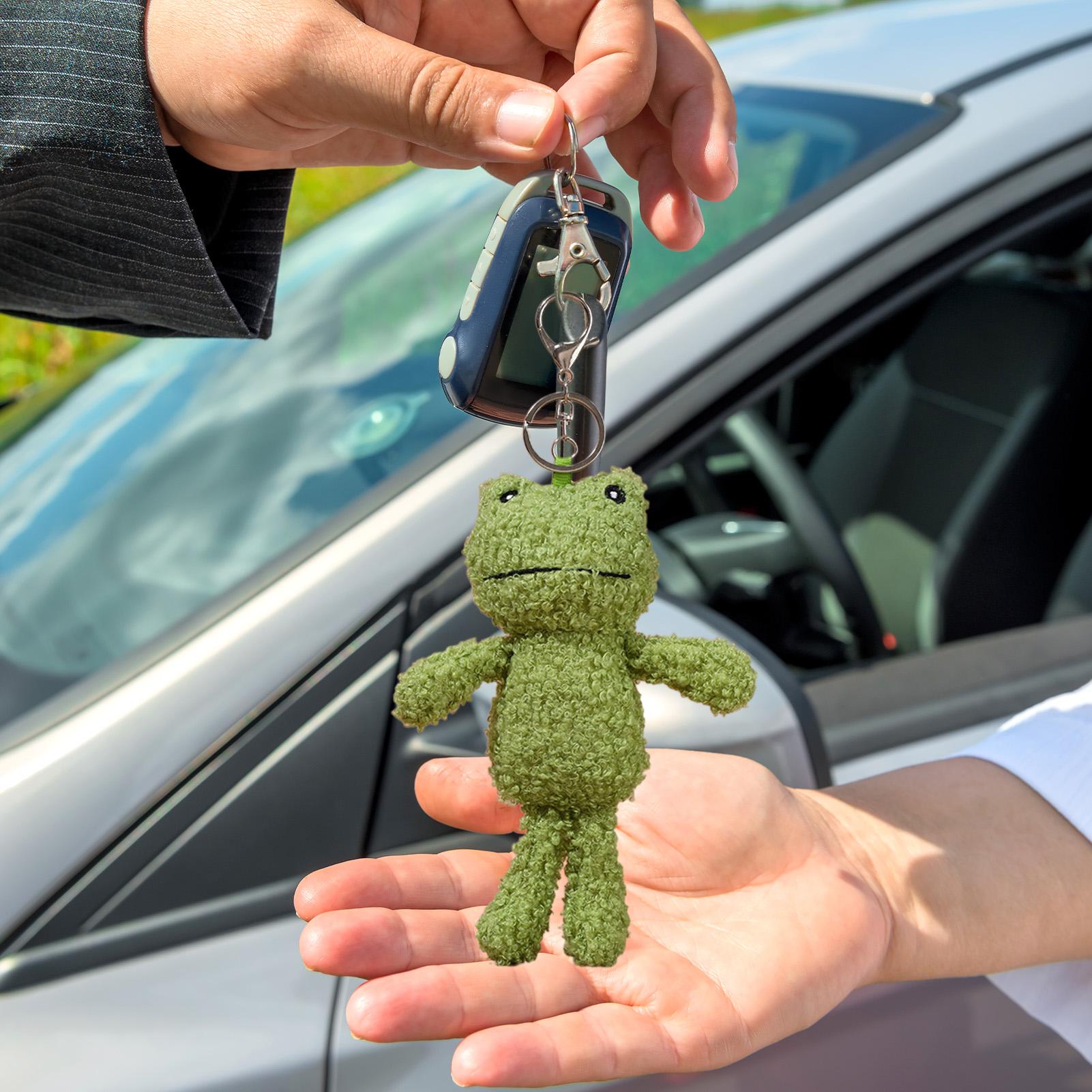 Plush Frog Keychain Bag Charm  - Women'S Bags New Collection ulasan dan harga