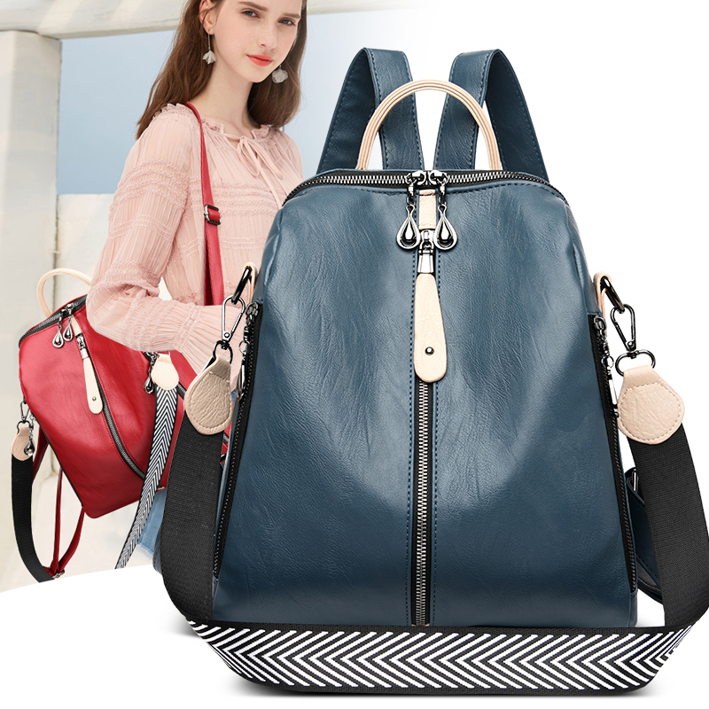 Fashion Backpack Women Soft Le - Women Bags White ulasan dan harga
