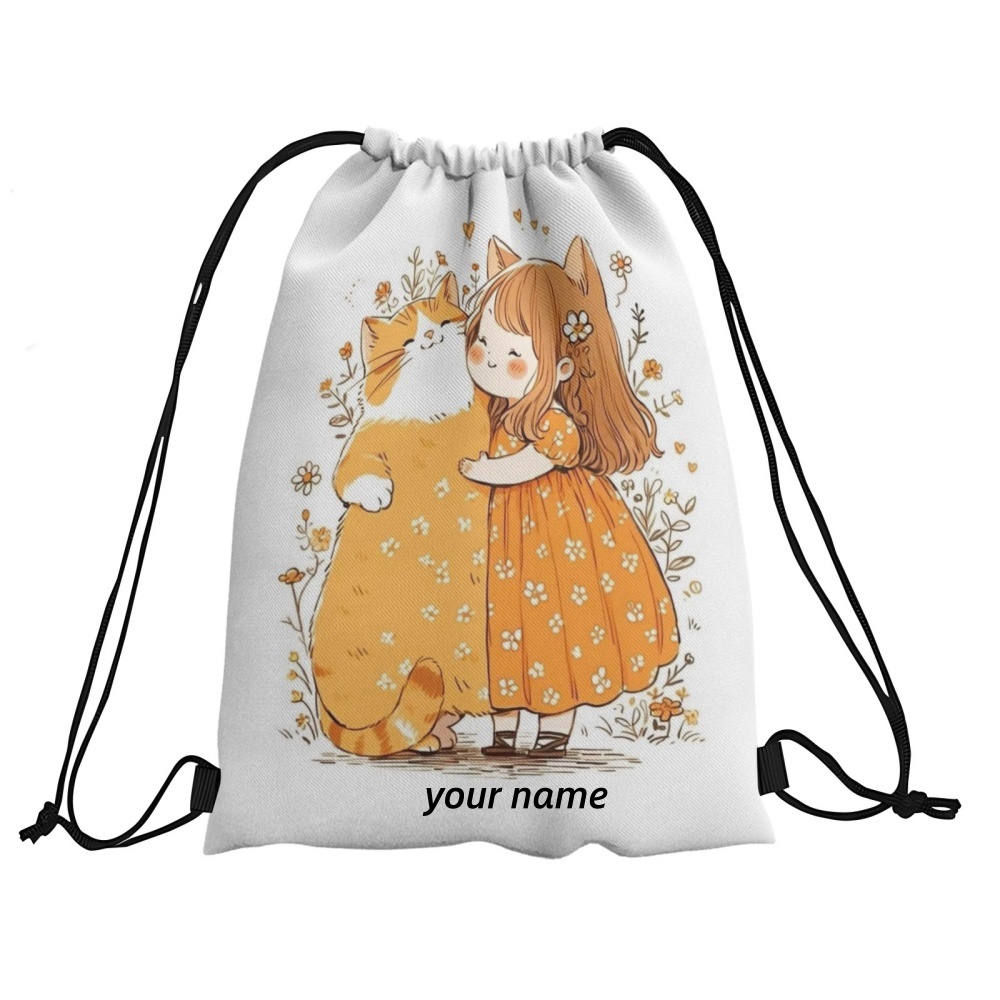 1PC Cute Girl Print Custom Tex - Women'S Yoga Bags ulasan dan harga