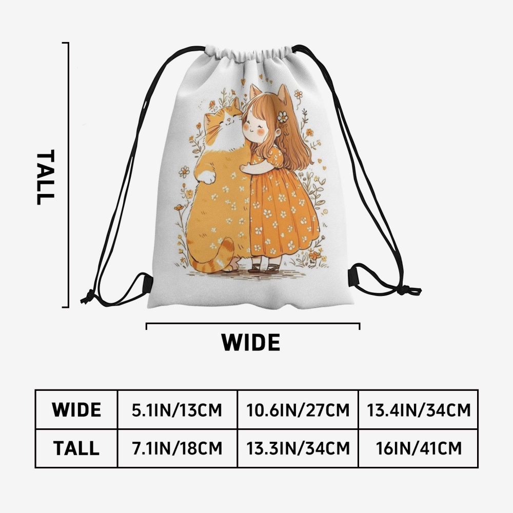 1PC Cute Girl Print Custom Tex - Women'S Yoga Bags ulasan dan harga