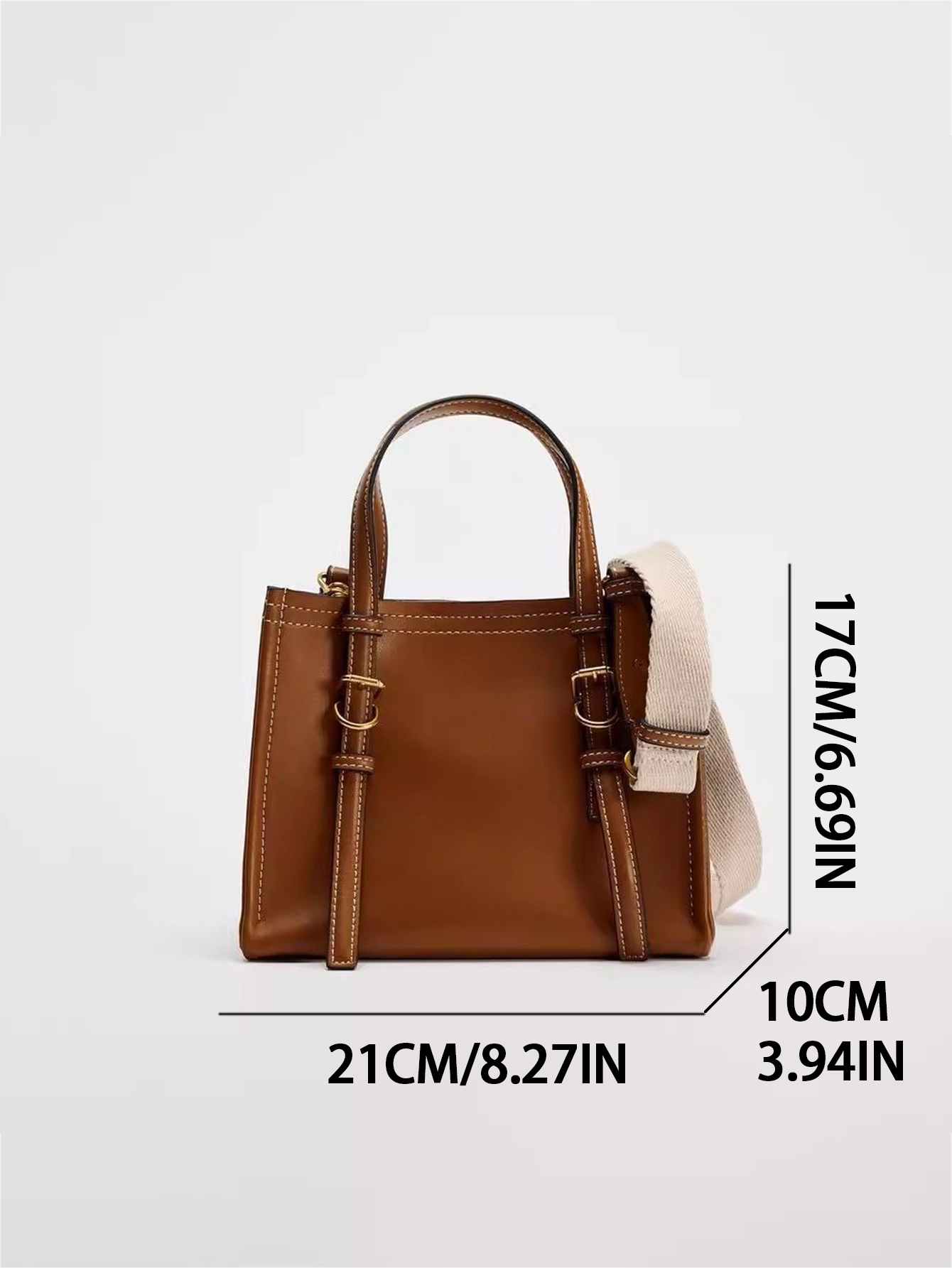 Cross border 2024 brown yellow - Women Bags Zara ulasan dan harga