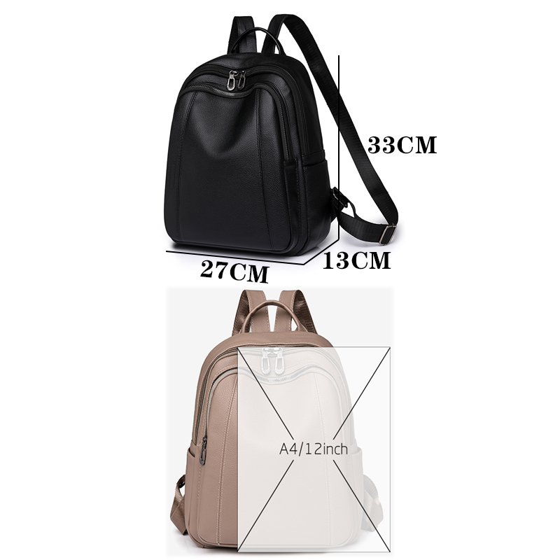 High Quality Leather Backpack  - Women Bags Online ulasan dan harga
