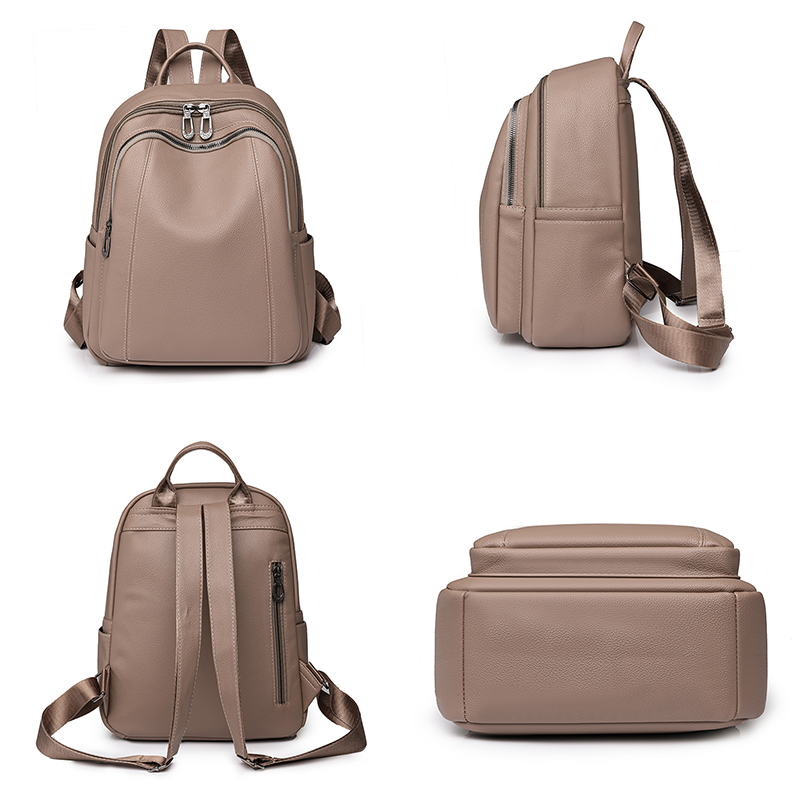 High Quality Leather Backpack  - Women Bags Online ulasan dan harga