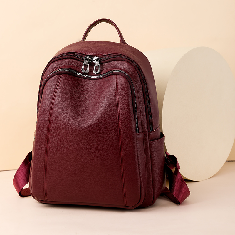 High Quality Leather Backpack  - Women Bags Online ulasan dan harga