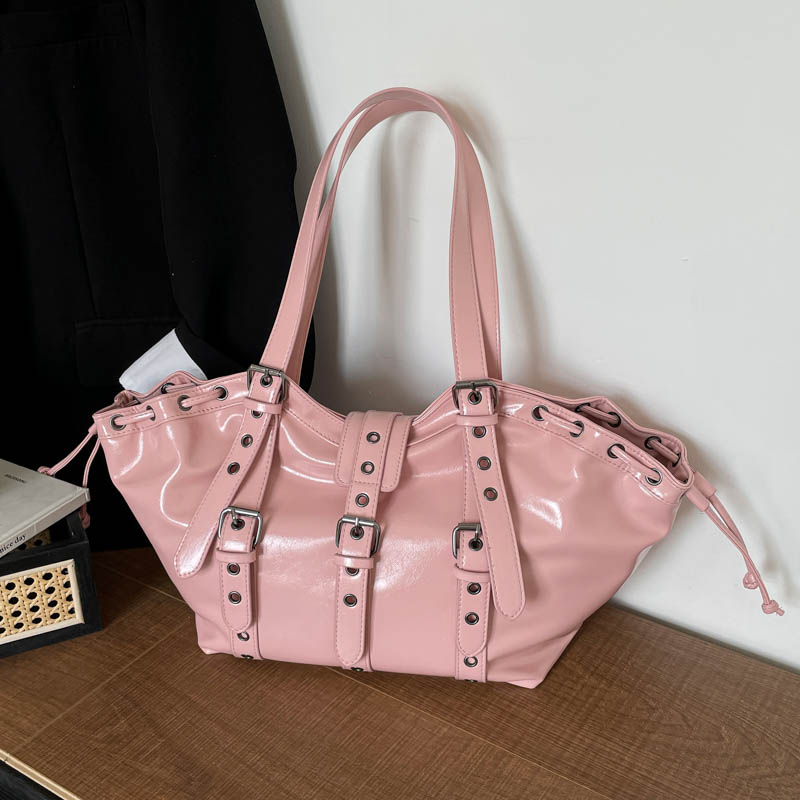 Y2K Gothic Rivet Adjustable St - Women Hand Bags Sale ulasan dan harga