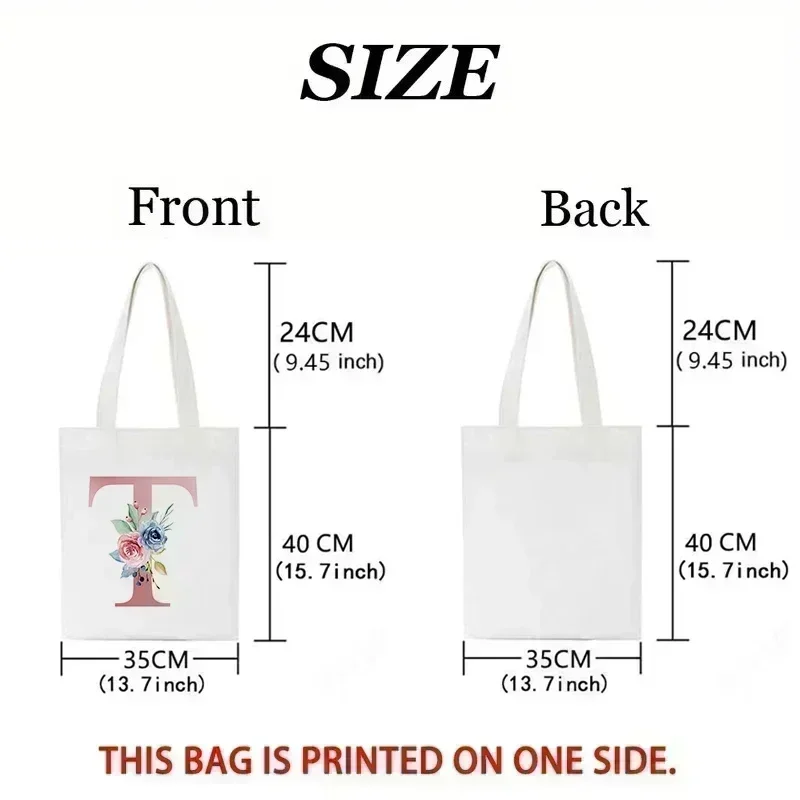 1pc Floral Love Letter Print T - Women'S Yoga Bags ulasan dan harga