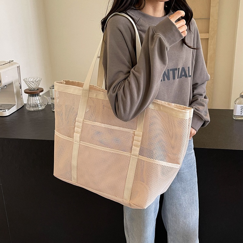 Hollow Large Capacity Makeup S - Women Bags White ulasan dan harga