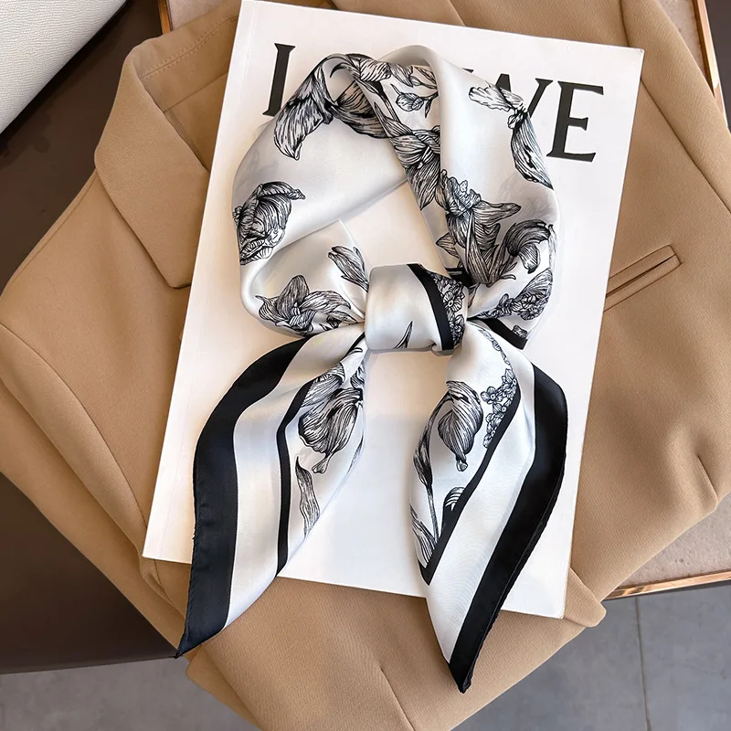 70*70cm Luxury Floral Print Si - Women Bags Online ulasan dan harga