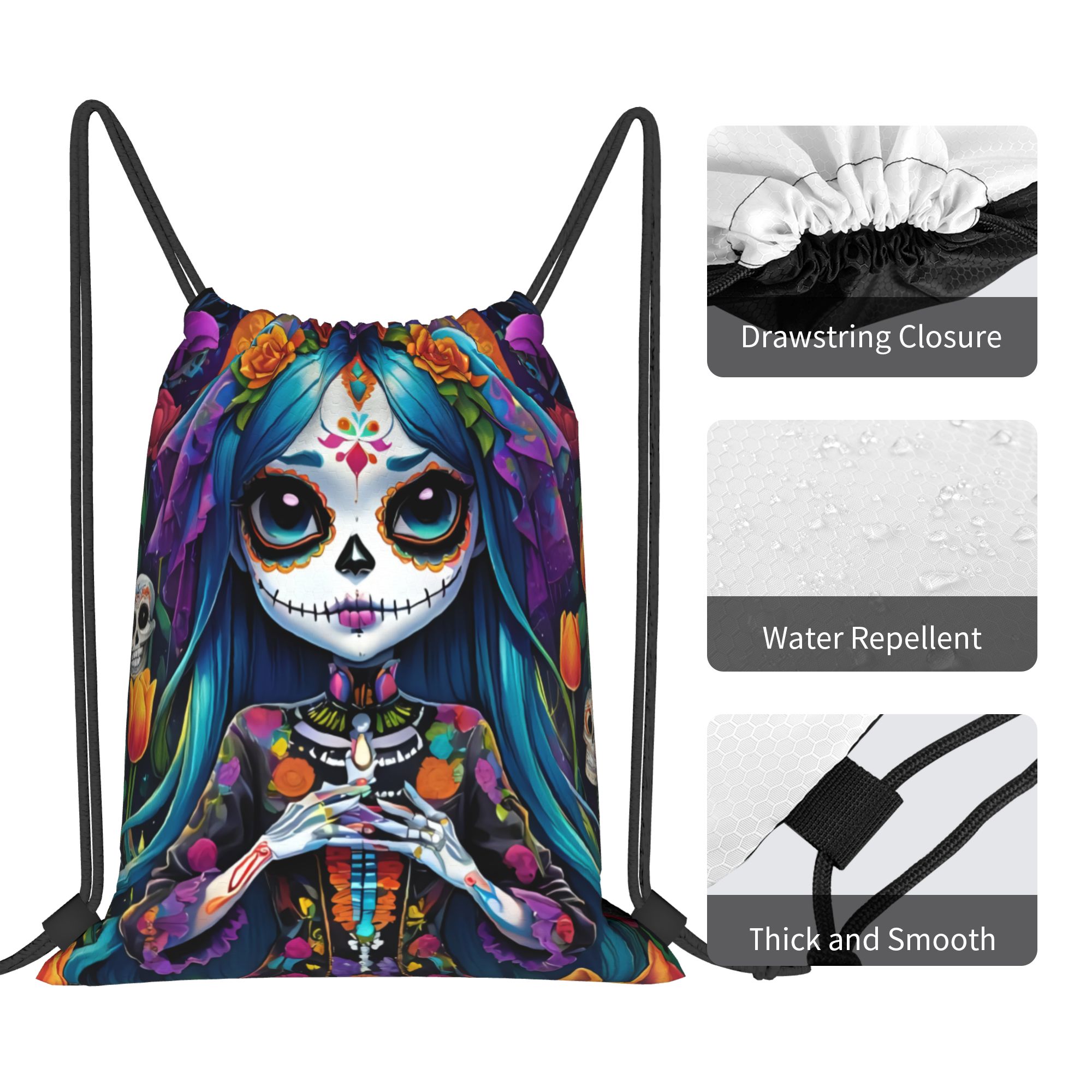 Custom Day of the Dead Gift Sk - Women'S Yoga Bags ulasan dan harga