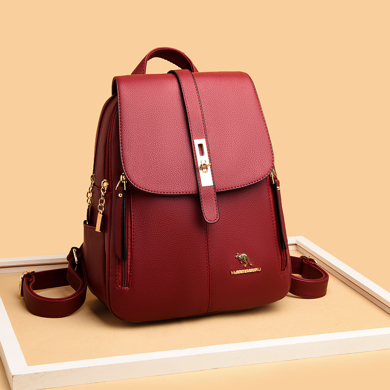 Luxury Women Leather Backpacks - Women Bags Online ulasan dan harga