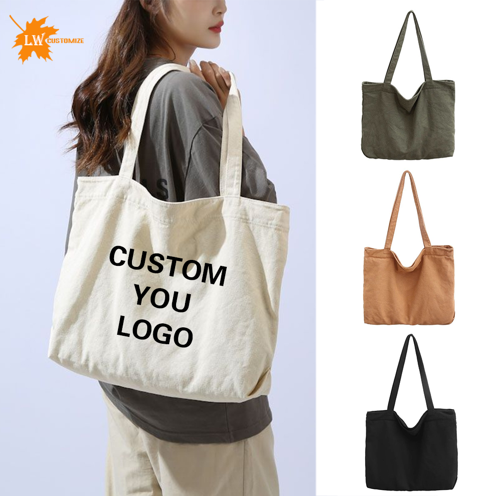 Customized Logo Tote Bag Large - Women Bags Name ulasan dan harga