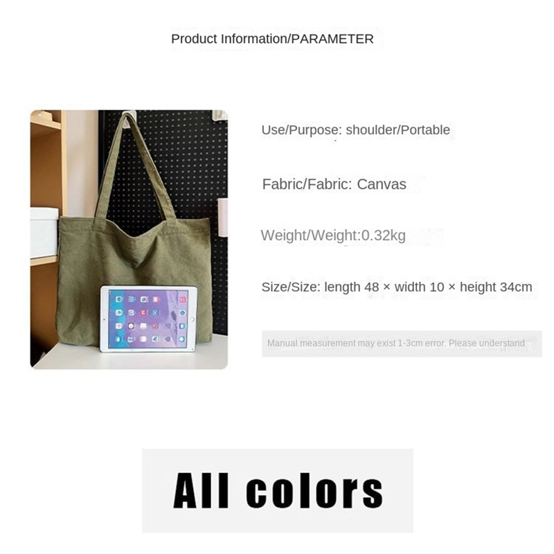 Customized Logo Tote Bag Large - Women Bags Name ulasan dan harga