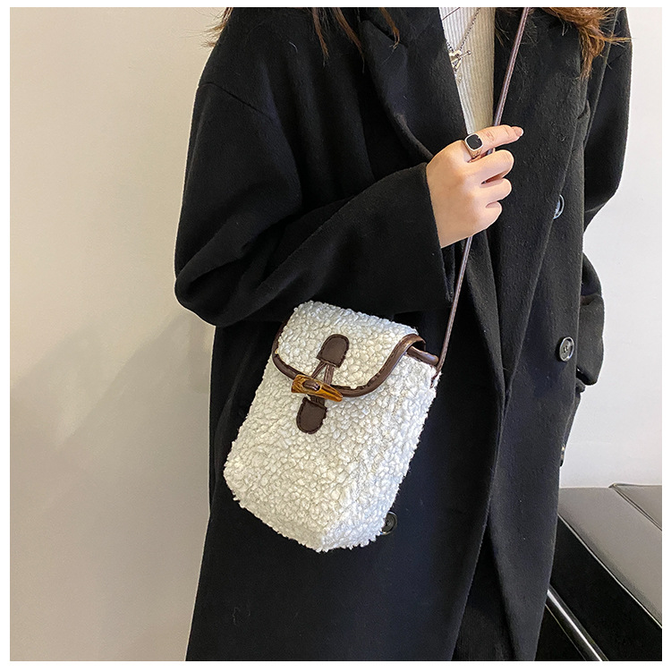 Lambswool Phone-bag Women Faux - Women'S Bags Cross Body ulasan dan harga